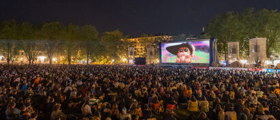 Projection plein air Annecy Festival