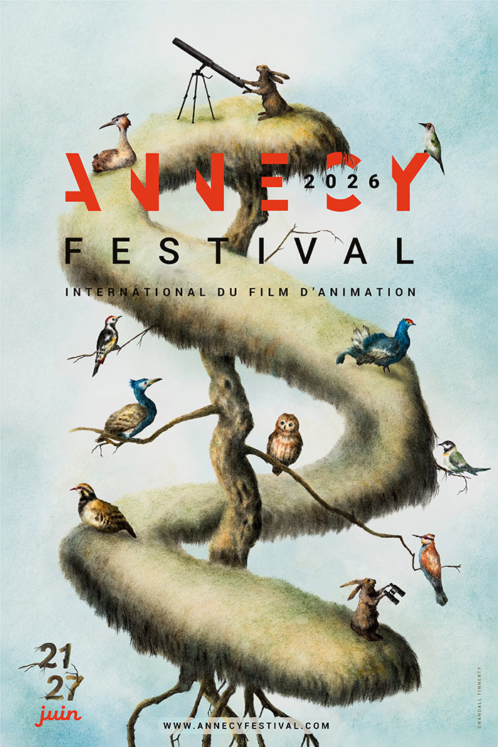Affiche 2026 du Festival d'Animation d'Annecy