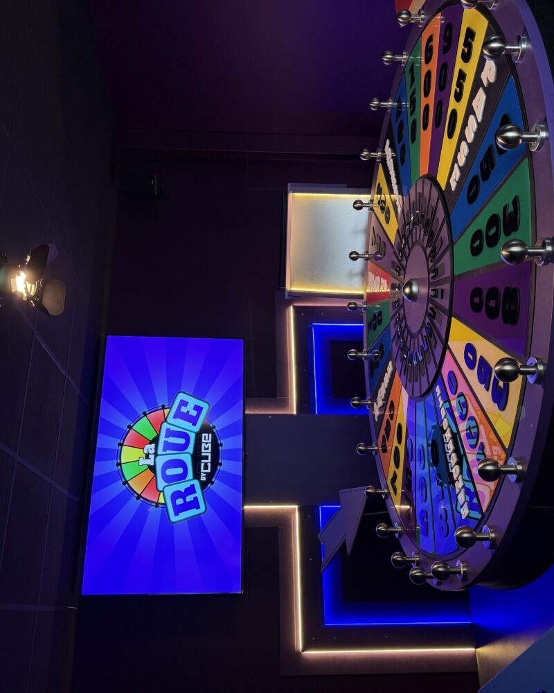 Roue de la fortune chez Cube TV Annecy